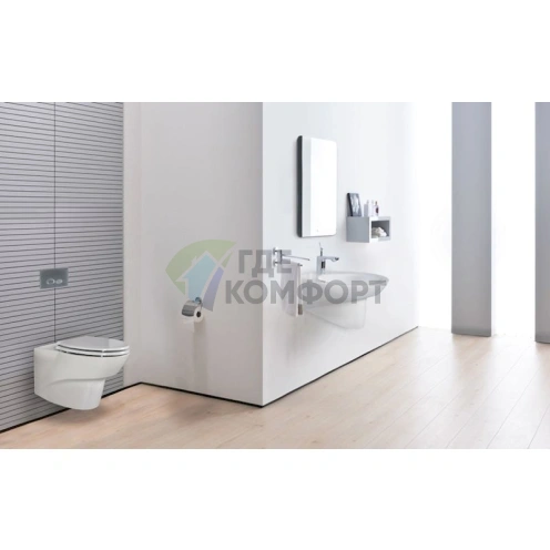 Подвесной унитаз Creavit Jaws JW321: компактный дизайн для современного интерьера - фото 2