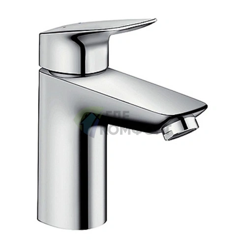 Смеситель для раковины Hansgrohe Logis с донным клапаном Push-Open, хром (71107000) - фото 1