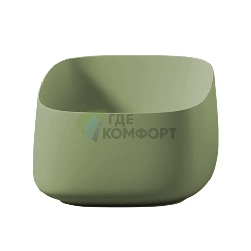 Раковина Artceram COGNAC Quadro 43x43 см настольная, цвет salvia (COL006 44 00) - фото 1