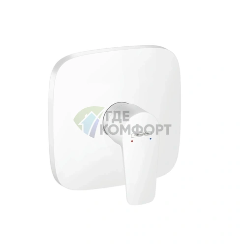 Настенный смеситель для душа Hansgrohe Talis E белый матовый (71765700) - фото 1