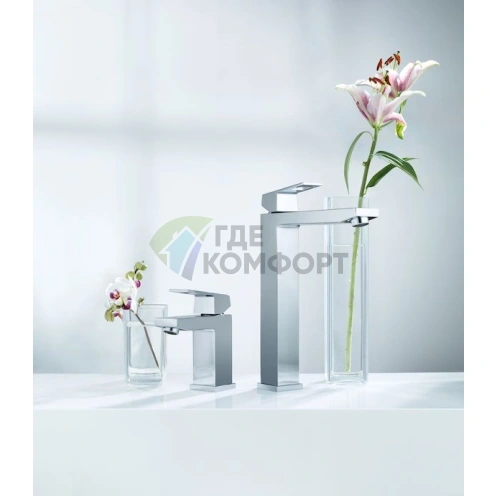 Стильный смеситель Grohe Eurocube 23406000 для раковины - фото 5