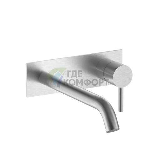 Смеситель для раковины Fantini Nostromo накладной, нержавеющая сталь (50 93 E814B) - фото 1