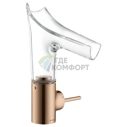 Смеситель для раковины AX Starck V в цвете полированное красное золото (12112300) - фото 1