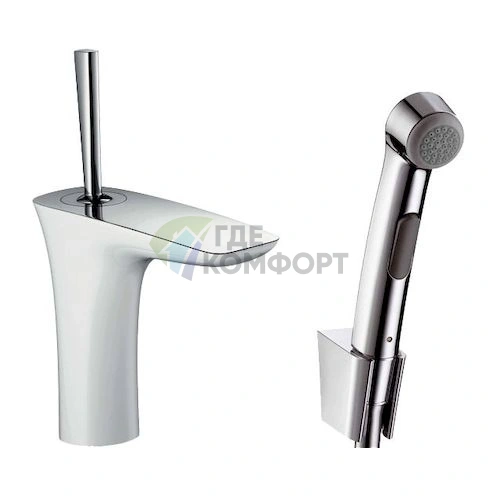 Смеситель Hansgrohe PuraVida 15275400 для раковины с гигиеническим душем - фото 1