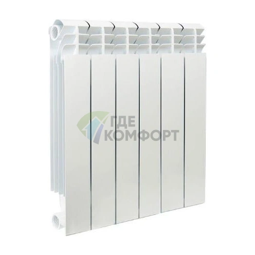 Биметаллический радиатор Sira ALI Metall 500 6 секций - фото 1