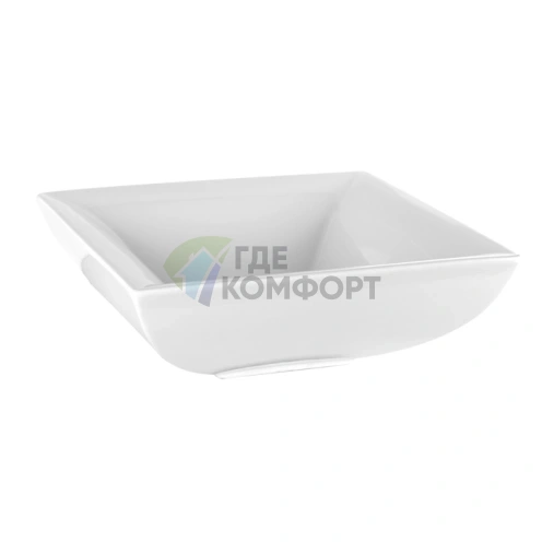 Накладная раковина Gessi Mimi 45x45 см, глянцевый белый - фото 1