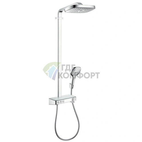 Душевая система HG Raindance Select E с термостатом, верхним и ручным душем, хром (27127000) - фото 1