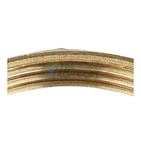 Контргайка STOUT с упором 2 латунная - фото 5