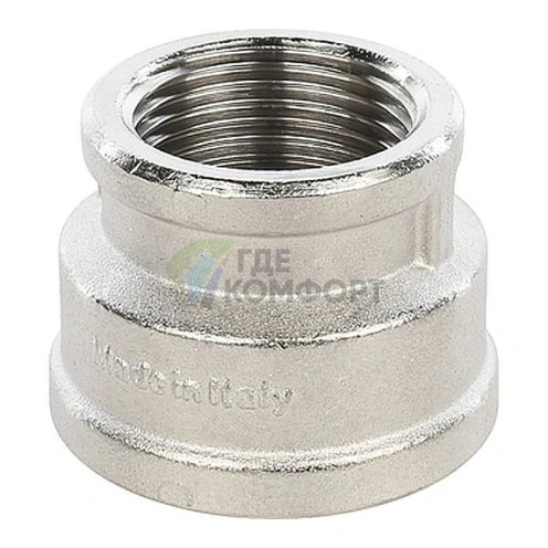 Муфта STOUT ВВ 1 1/4 x 1 никелированная - фото 1