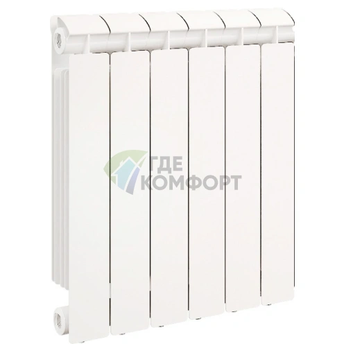 Радиатор Global Klass 350 6 секции алюминиевый - фото 1