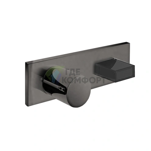 Смеситель для души Fantini Venezia встраиваемый двухкомпонентный Matt Gun Metal PVD (29 P5 N385SB) - фото 1