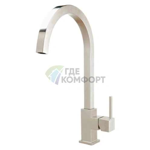 Смеситель Zorg Pylos для кухни из нержавеющей стали - фото 1