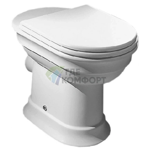 Приставной унитаз Hatria Dolcevita с горизонтальным выпуском - фото 1