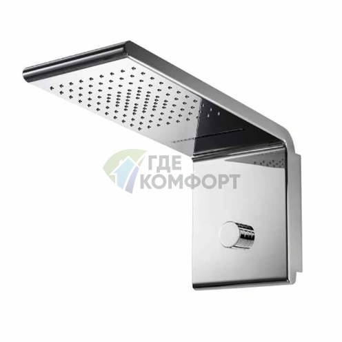 BOSSINI Душевая панель Syncro-Rain с 3 режимами душа в хромированном исполнении (I00591.030) - фото 1