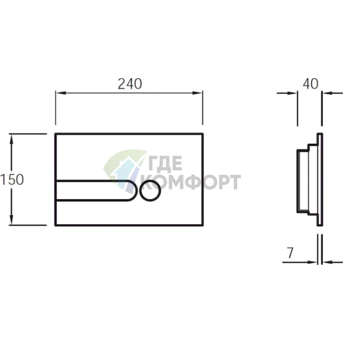 Комплект сантехники Jacob Delafon Escale E5504-NF-M12 - фото 8