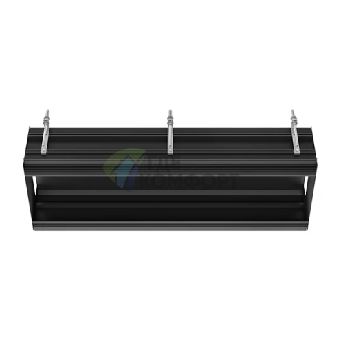 Линейный профиль GESSI BINARIO 1090 мм, 5 модулей, цвет Black XL, система Shift-Fix (61012#299) - фото 1