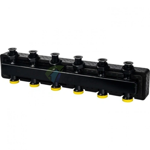 Stout распределительный коллектор отопления 3(5) контуров DN 25 с теплоизоляцией - фото 2