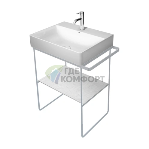 Консоль напольная Duravit DuraSquare металлическая с регулировкой высоты, хром (31151000) - фото 1