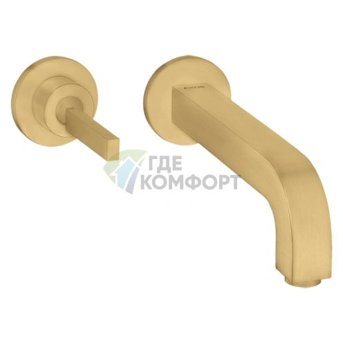 Смеситель для раковины AX Citterio в цвете шлифованное золото (39113250) - фото 1