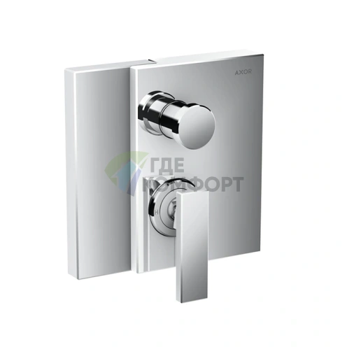 Встраиваемый смеситель для ванны AX Edge с защитой EN1717, хром (46420000) - фото 1