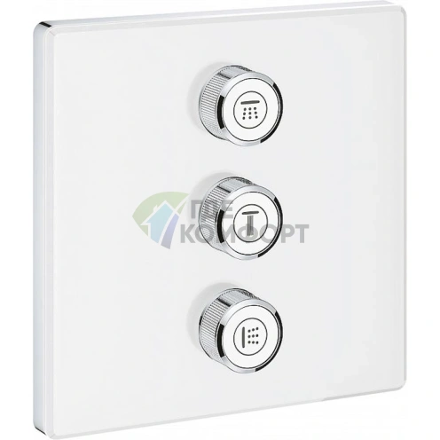 Переключатель потоков Grohe Grohtherm SmartControl 29158LS0 на 3 позиции, цвет Moon White - фото 1