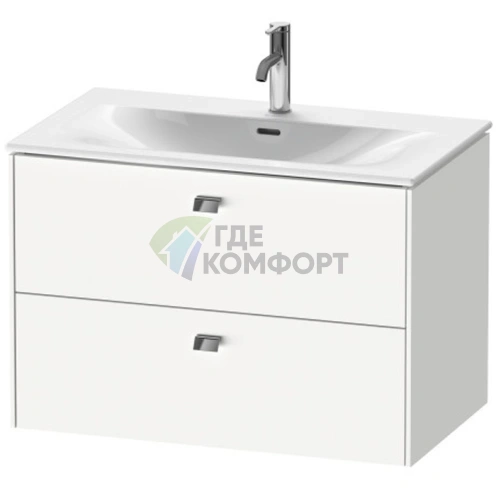 Тумба подвесная Duravit Brioso 234483 White High Gloss, 2 ящика, 555x820x479 мм (BR431202222) - фото 1