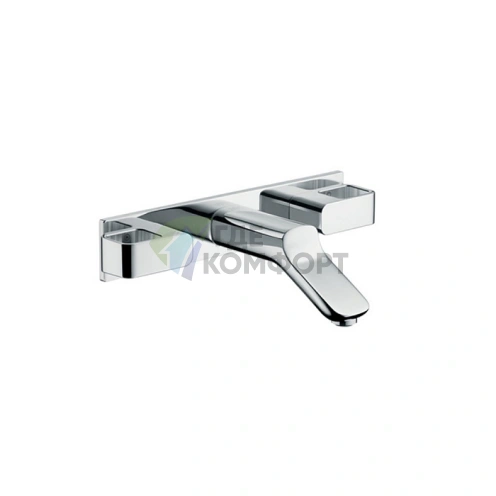 Смеситель для раковины AX Urquiola в цвете «нержавеющая сталь» (11042800) - фото 1