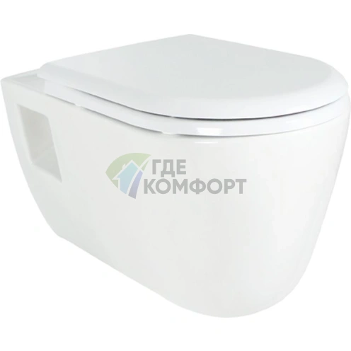 Подвесной унитаз Creavit TP328 — компактное решение для современного санузла - фото 1