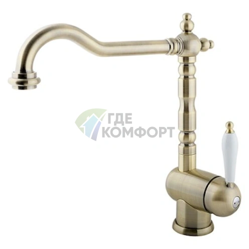 Кухонный смеситель Timo Morea 2406 F в стиле Antique - фото 1