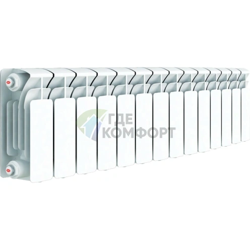Биметаллический радиатор RIFAR Base Ventil 200 16 секций НП левое - фото 1