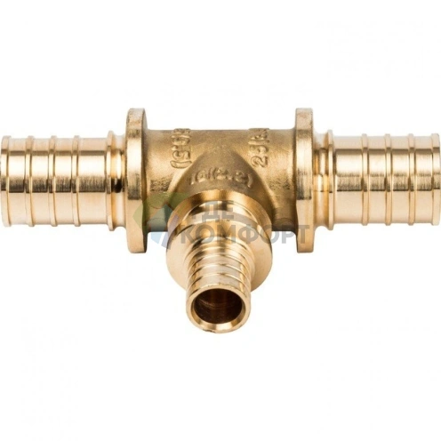 Stout Тройник переходной 25x16x25 для труб из сшитого полиэтилена аксиальный - фото 11