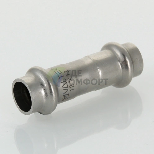 Пресс-муфта 28 мм х 28 из нержавеющей стали VTi.903.I.002828 VALTEC (ВАЛТЕК) - фото 8