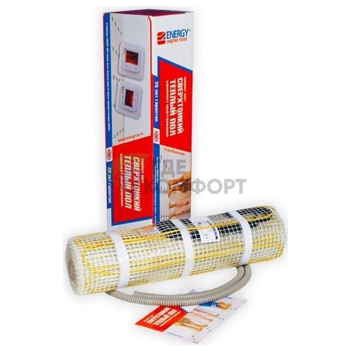 Теплый пол Energy Mat 340 (2-1м2-340 Вт) двужильный - фото 1