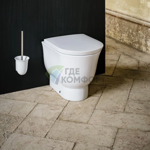 Унитаз напольный безободковый Laufen New Classic (8.2385.1.000.000.1) - фото 1