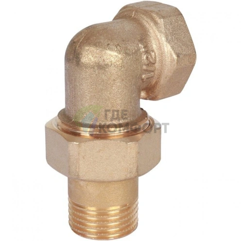 Разъемное соединение американка НН 1/2, уплотнение под гайкой o-ring кольцо Stout - фото 1