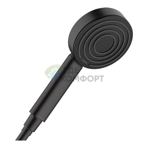 Ручной душ HG Pulsify 1jet в матовом черном цвете (24120670) - фото 1