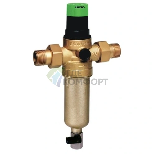 Фильтр для воды Honeywell Braukmann с редуктором на горячую воду FK 06 1/2