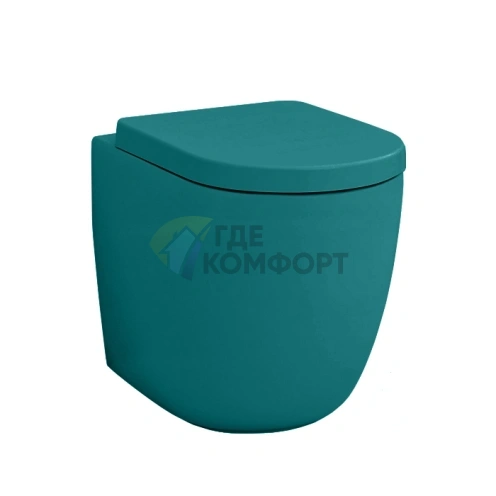 Унитаз напольный Artceram FILE 2.0 безободковый 53x37x42 см с системой монтажа, цвет Verde Foresta (FLV005 43 00) - фото 1