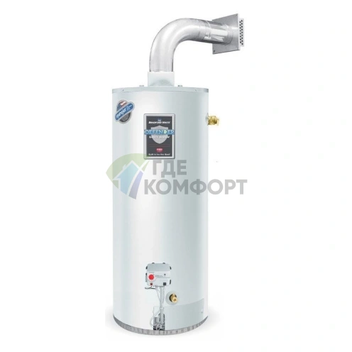Газовый накопительный напольный водонагреватель Bradford White RG240S6N 151 л 11-1 кВт энергонезависимый - фото 1