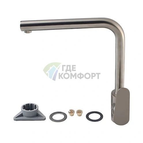 Смеситель Hansgrohe Focus 31817800 для кухни с поворотным изливом и выдвижной лейкой - фото 3