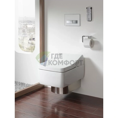 Крышка-сиденье TOTO Washlet SG TCF403REGV1 NW1 для подвесного унитаза — функция биде с системой удаления запахов - фото 3
