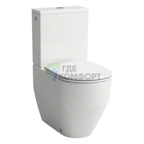 Унитаз-моноблок Laufen Pro 650 мм белый с нижней подводкой (8.2595.2.400.231.1) - фото 1