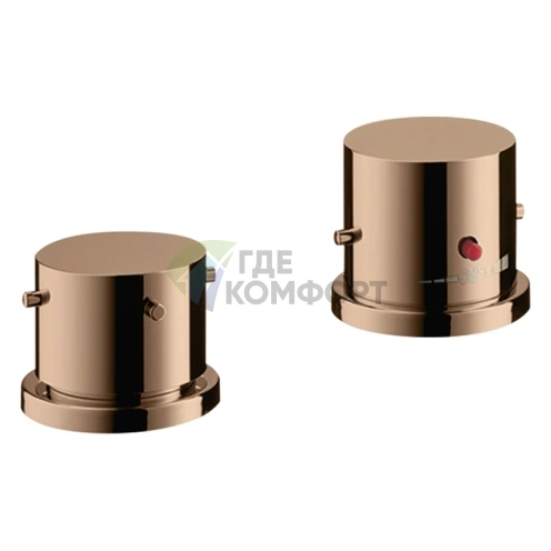 Термостат для ванны AX Starck: полированное красное золото (10480300) - фото 1
