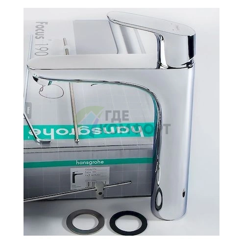 Смеситель для раковины Hansgrohe Focus 31608000 с поворотным изливом - фото 6