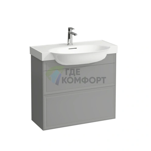 Подвесная база Laufen New Classic 780х320х670 мм, 2 ящика, серый (для раковины 813855) (4.0604.2.085.627.1) - фото 1