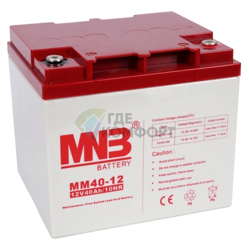 Аккумуляторная батарея MNB MM 40-12 - фото 1
