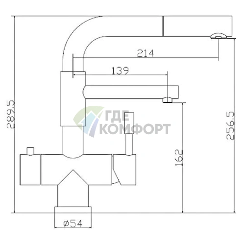 Стильный смеситель Zorg Inox Arcade для вашей кухни - фото 2