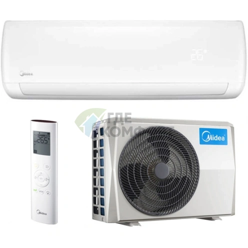 Кондиционер сплит-система Midea MSMBBU-12HRFN1(BW)/MOB03-12HFN1 - фото 1
