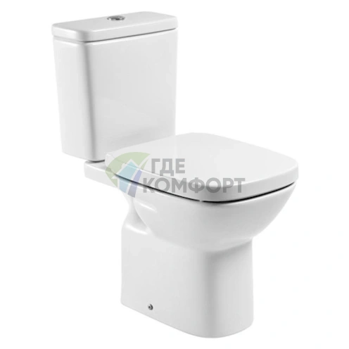 Компактный унитаз Roca Debba с системой микролифта - фото 1