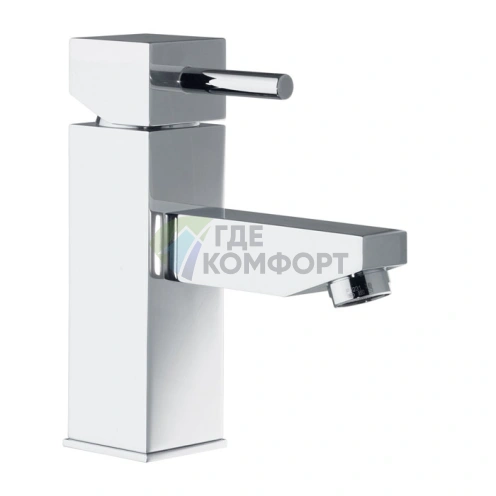 Смеситель для раковины Nicolazzi Antelao с донным клапаном: хром, излив 112 мм (3802CR) - фото 1